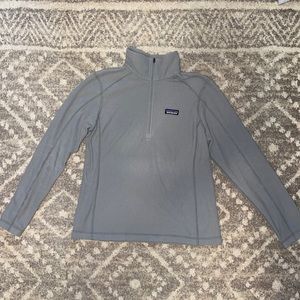 Patagonia Women's Micro D 1/4-Zip Fleece Feather Grey Medium